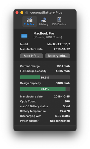 Περισσότερες πληροφορίες για "MacBook Pro 13 ιντσών του ‘18"