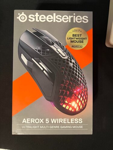 Περισσότερες πληροφορίες για "Steelseries Aerox 5 Wireless + SteelSeries QcK Prism Cloth XL Mousepad"
