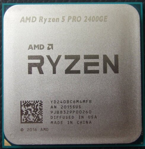 Περισσότερες πληροφορίες για "AMD Ryzen 5 PRO 2400GE"