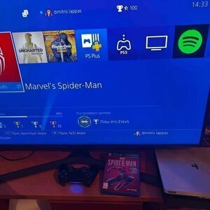 Περισσότερες πληροφορίες για "Sony PS4 Slim 1TB + μοχλος + Spiderman"