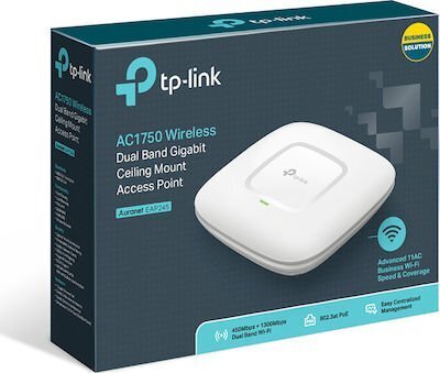 Περισσότερες πληροφορίες για "TP-LINK EAP245 v1 Access Point Wi‑Fi 5 Dual Band (2.4 & 5GHz)"