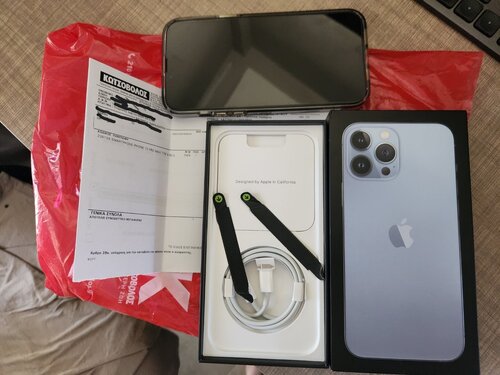 Περισσότερες πληροφορίες για "Apple iPhone 13 Pro Max 5G 1Tb Κωτσόβολου Sierra blue. Στο κουτί του με σφραγισμένα 99% μπαταρία"