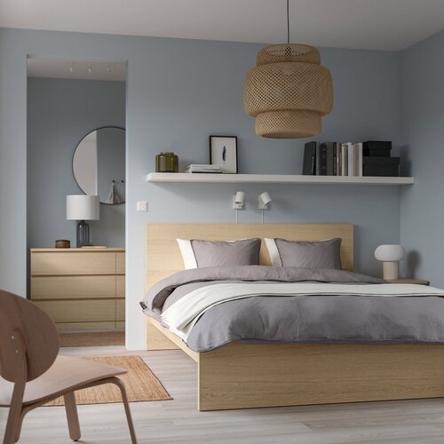 Περισσότερες πληροφορίες για "Κρεβάτι IKEA MALM  διπλό 160x200 με τάβλες LONSET"