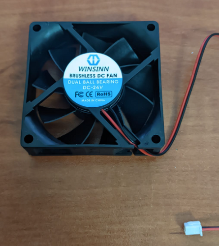 Περισσότερες πληροφορίες για "24 Volt DC Fan 70x70x20mm"