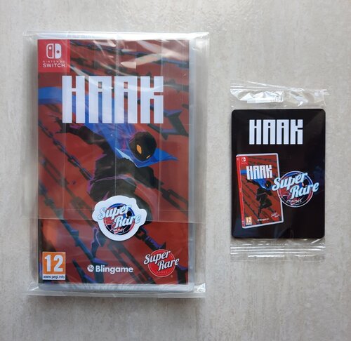 Περισσότερες πληροφορίες για "HAAK & 2 Card Packs Super Rare Games Nintendo Switch!"