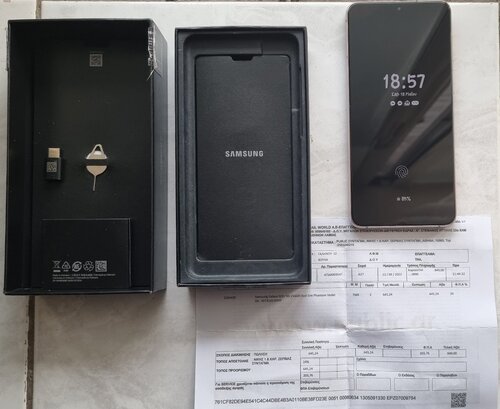 Samsung Galaxy S21+ 5G (256 GB) Άριστο εντός εγγύησης και θήκη smart view samsung