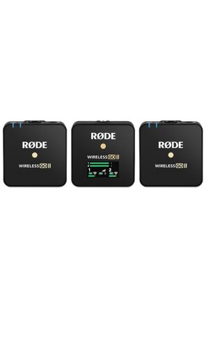 Περισσότερες πληροφορίες για "Rode wireless GO II & 2 lavalier GO"