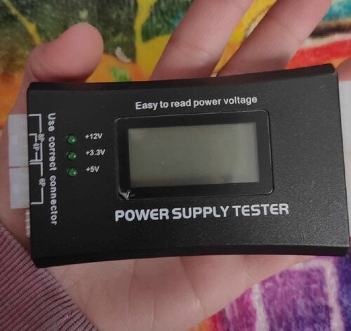 Περισσότερες πληροφορίες για "Power supply tester για pc"s"