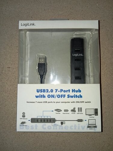 Περισσότερες πληροφορίες για "LogiLink USB Hub 7 θύρες"