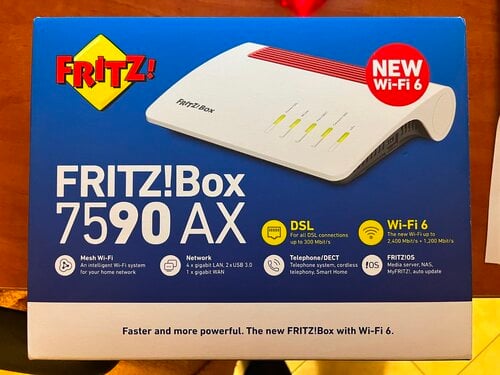 Περισσότερες πληροφορίες για "AVM FRITZ!Box 7590 AX v2 (model 20002999)"