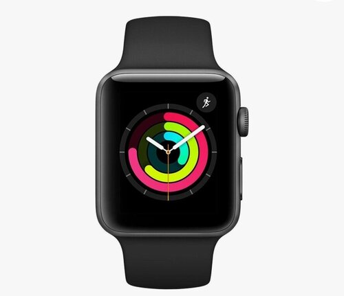 Περισσότερες πληροφορίες για "Apple Watch Series 3 Aluminium 42mm Αδιάβροχο με Παλμογράφο (Space Grey)"