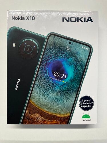 Περισσότερες πληροφορίες για "Nokia X10 (Πράσινο/64 GB)"