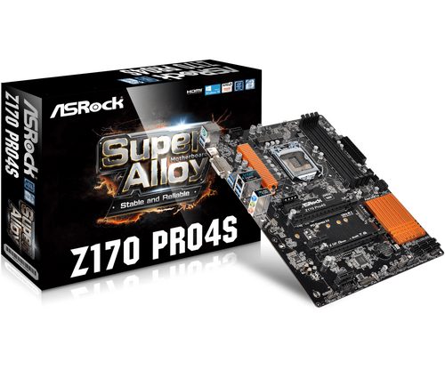 Περισσότερες πληροφορίες για "Asrock Z170 Pro4S"