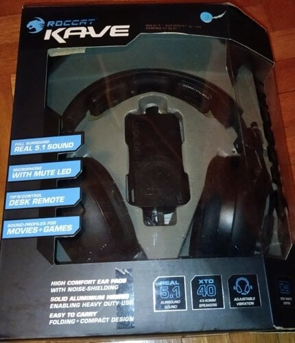 Περισσότερες πληροφορίες για "Ακουστικά - Headset Roccat Kave 5.1"