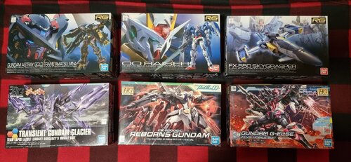 Περισσότερες πληροφορίες για "Gundam HG-SD-RG model kits"