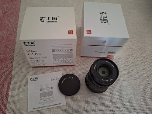Περισσότερες πληροφορίες για "7artisans Crop Φωτογραφικός Φακός Photoelectric 60mm F/2.8 Mark II Telephoto / Macro για Fujifilm X"