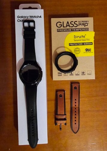 Περισσότερες πληροφορίες για "Samsung Galaxy Watch 4 Classic 46mm (46mm/Μαύρο/Ανοξείδωτο ατσάλι)"