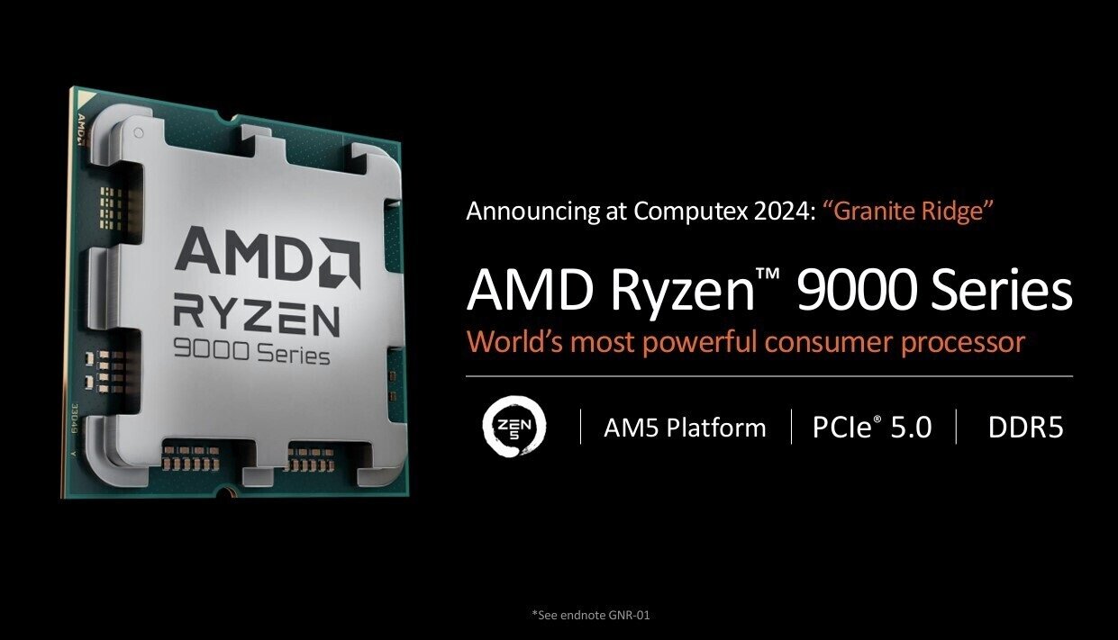 Επίσημοι οι νέοι επεξεργαστές AMD Ryzen 9000 (Granite Ridge) που έρχονται τον Ιούλιο του 2024