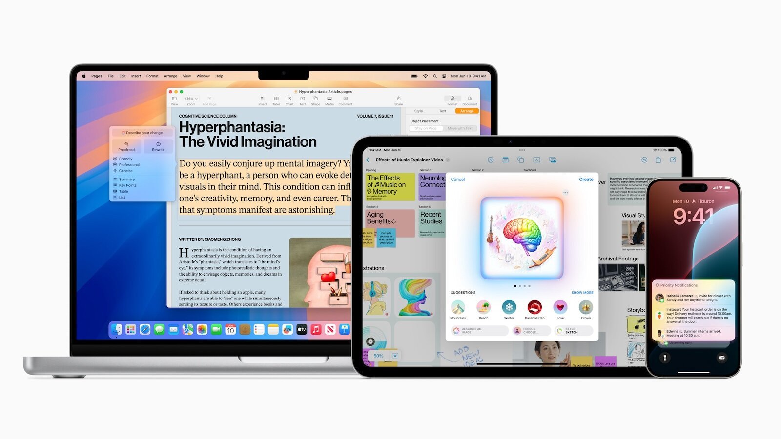Apple Intelligence: όλες οι νέες λειτουργίες τεχνητής νοημοσύνης που έρχονται για iPhone και Mac