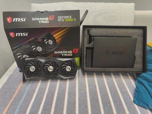MSI GeForce RTX 3060 Ti GAMING X TRIO (250€)