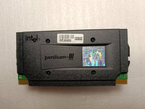 Περισσότερες πληροφορίες για "Intel Pentium III 550mhz Slot 1 Processor boxed"