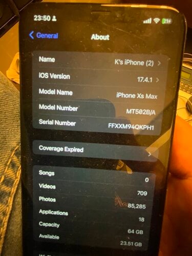 Περισσότερες πληροφορίες για "Apple iPhone XS Max (grey/64 GB)"