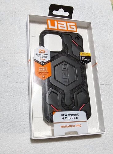 Περισσότερες πληροφορίες για "Πωλείται UAG Monarch Pro Back Cover Μαύρο iPhone 15"