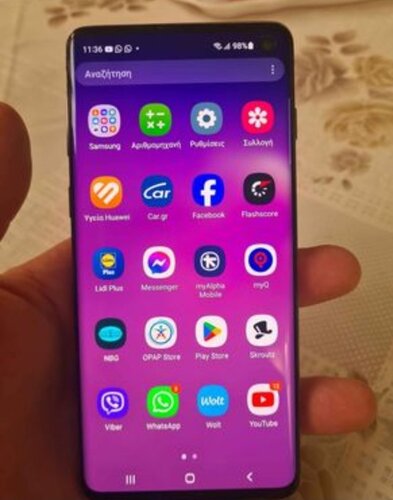 Περισσότερες πληροφορίες για "Samsung Galaxy S10 (Μαύρο/128 GB)"