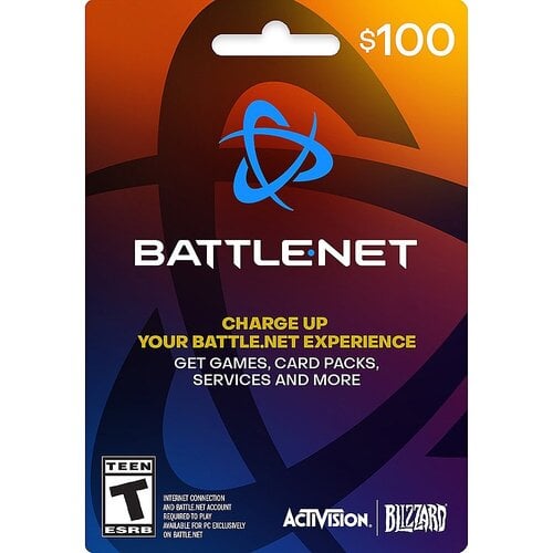 Περισσότερες πληροφορίες για "Battle.net digital gift card 100€"