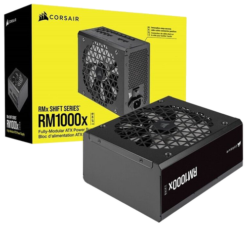 Περισσότερες πληροφορίες για "Corsair RM1000x SHIFT 80 PLUS Gold Fully Modular ATX (1000W)"