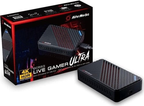 Περισσότερες πληροφορίες για "AVerMedia Live Gamer ULTRA GC553 Video Capturing Device 4K"