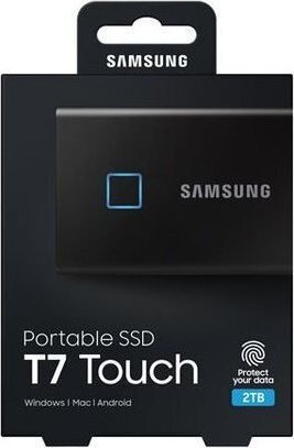 Περισσότερες πληροφορίες για "Samsung Portable SSD T7 Touch 2TB Black"