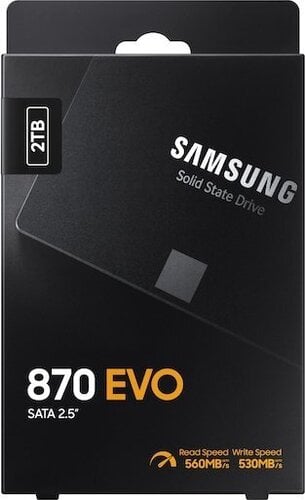 Περισσότερες πληροφορίες για "Samsung 870 Evo SSD 2TB 2.5'' SATA III"