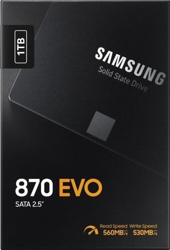 Περισσότερες πληροφορίες για "Samsung 870 Evo SSD 1TB 2.5'' SATA III"