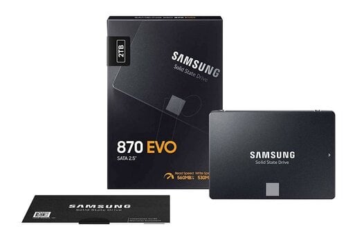 Περισσότερες πληροφορίες για "Samsung 870 EVO (2 TB/SATA III)"