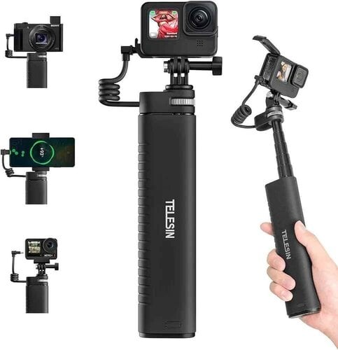 Περισσότερες πληροφορίες για "TELESIN Selfie Stick 10000mAh Battery with USB-C Cable"