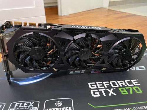 Περισσότερες πληροφορίες για "Nvidia GeForce GTX 970 Gigabyte G1"