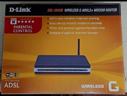 Περισσότερες πληροφορίες για "DLINK DSL-2641B"