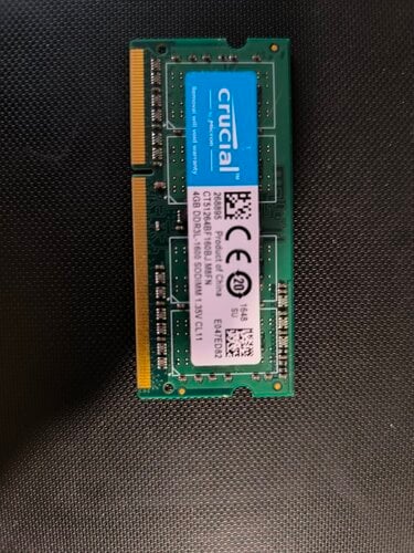 Περισσότερες πληροφορίες για "So-dimm DDR3L 4gb Crucial"