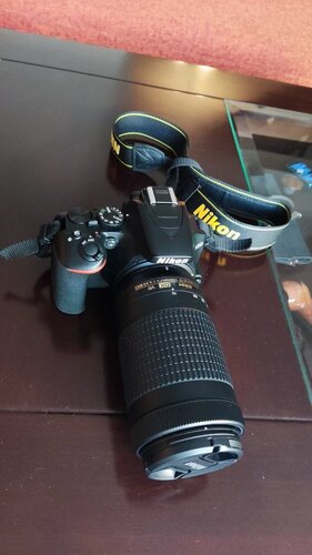 Περισσότερες πληροφορίες για "Πωλείται φωτογραφική μηχανή DSLR Nikon D3500 με δύο φακούς, τρίποδο, ιμάντα και τσάντα"