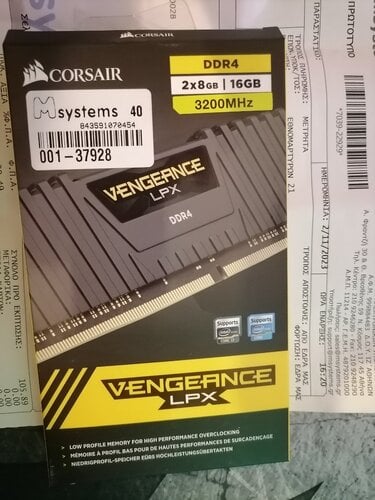 Περισσότερες πληροφορίες για "Corsair Vengeance LPX 16 GB (16 GB/DDR4/3200) c16"