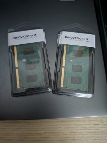 Περισσότερες πληροφορίες για "Innovation IT 4GB x2 σύνολο 8GB DDR3 RAM με Ταχύτητα 1600"