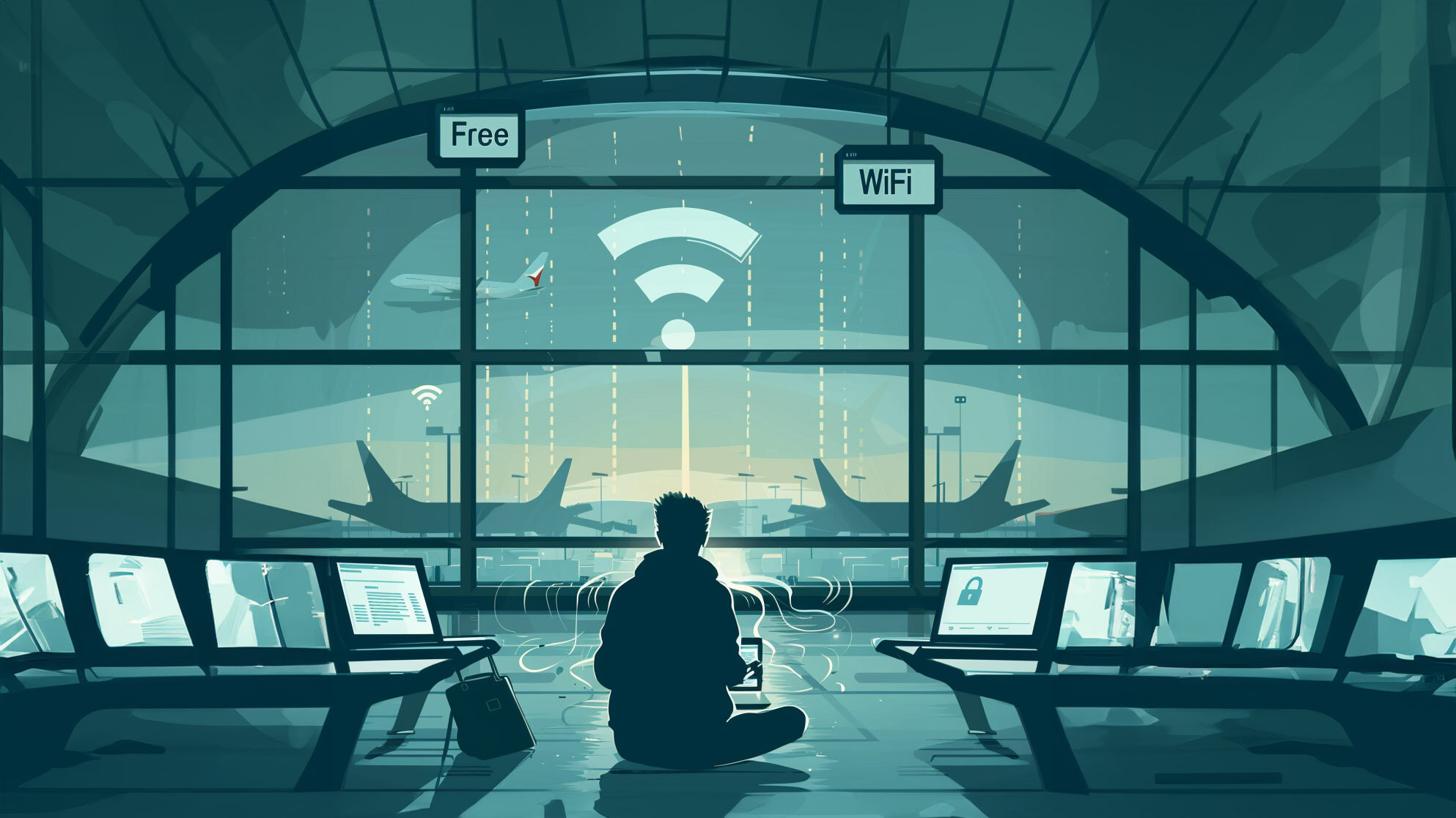 Αυστραλός κατηγορείται ότι έστηνε δωρεάν wifi σε αεροδρόμια και πτήσεις ώστε να υποκλέπτει τα δεδομένα όσων συνδέονταν σε αυτά