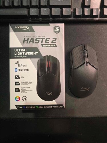 Περισσότερες πληροφορίες για "HyperX Haste 2 wireless"