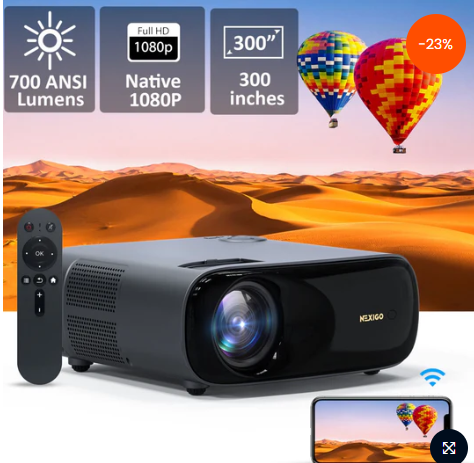 Περισσότερες πληροφορίες για "Nexigo PJ40 Projector απιστευτος προτζεκτορας σε τιμη χαρισμα"