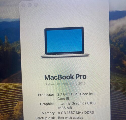 Περισσότερες πληροφορίες για "MacBook Pro 2015"