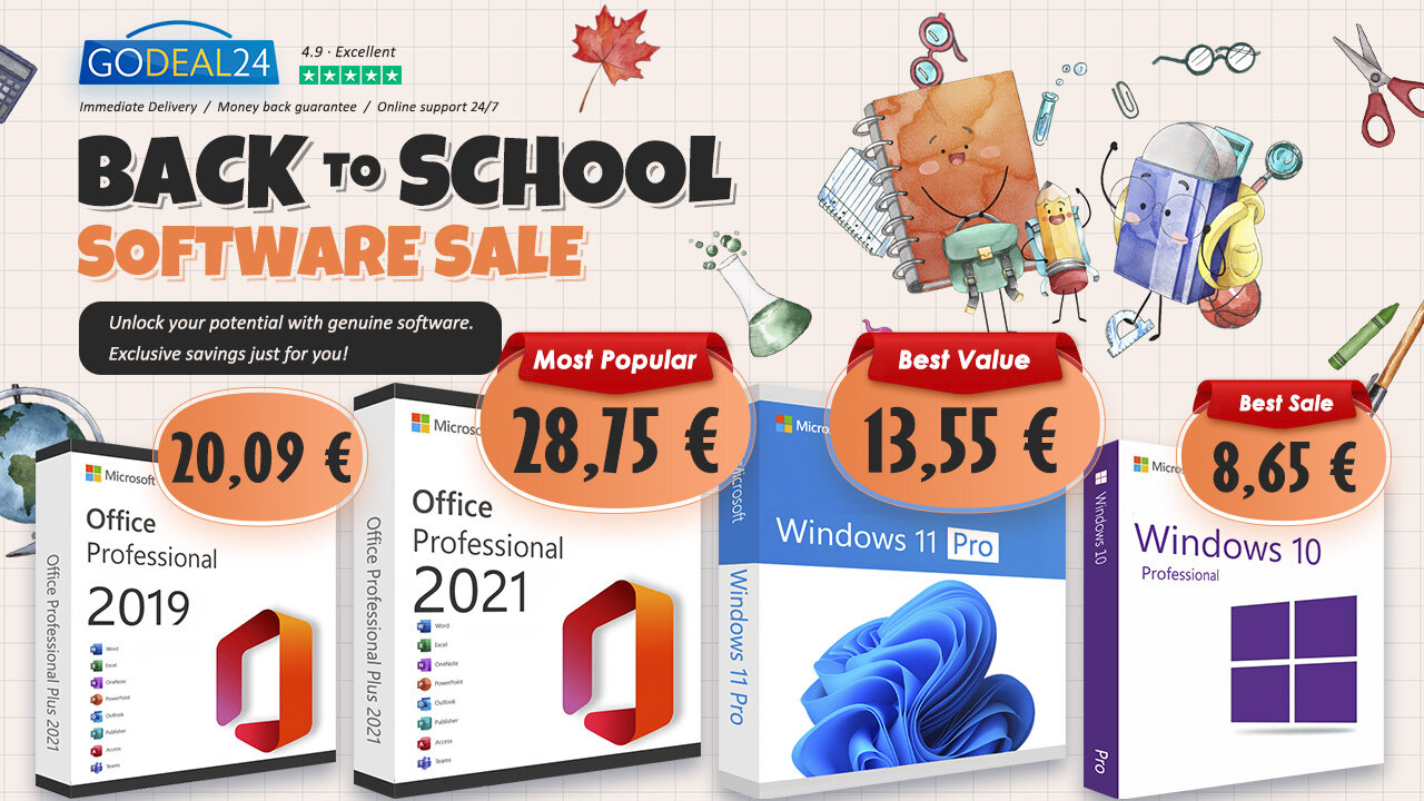 Microsoft Office 2021 Pro Plus με κόστος μόνο 28,75€: Τα απαραίτητα εργαλεία MS Office για τη νέα σχολική χρονιά!