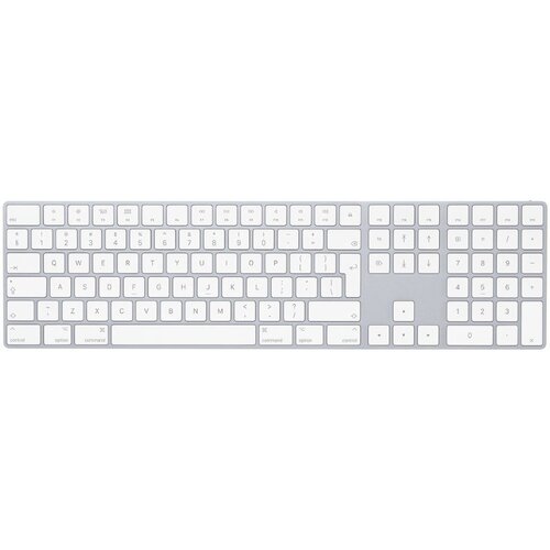 Περισσότερες πληροφορίες για "Apple Magic Keyboard With Numeric Keypad Ασύρματο Bluetooth Πληκτρολόγιο Αγγλικό US Ασημί"