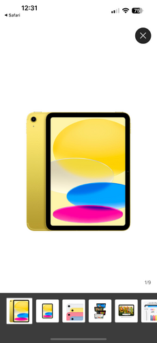 Περισσότερες πληροφορίες για "iPad 5G 64GB Yellow 10th Gen iStorm 2χρ Εγγυηση"