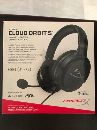 Περισσότερες πληροφορίες για "HyperX Cloud Orbit S (Μαύρο/Ενσύρματα)"